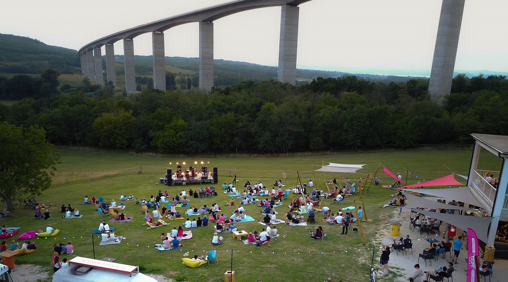 Street Food on the meadow